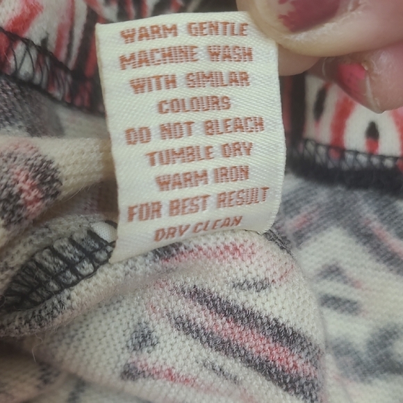 ARYEH Multicolor Tribal Pattern  Long Sleeve Mini DRESS NWT - Picture 5 of 12